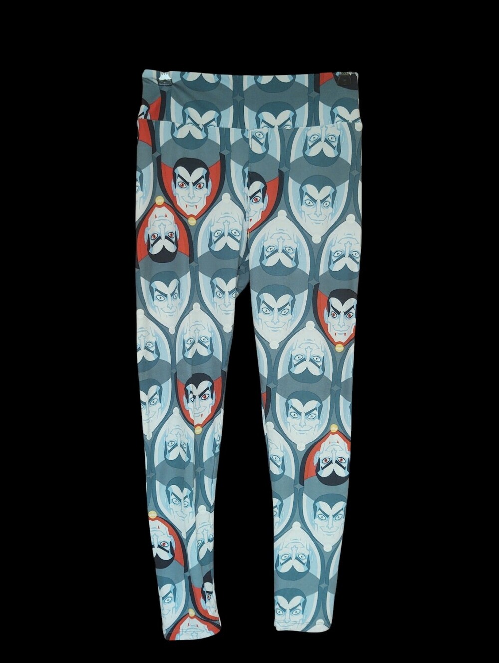 LuLaRoe Multi-Color Dracula Patterned Leggings OS